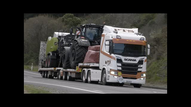52 Scania Trucks on the Road around New Zealand's South Island