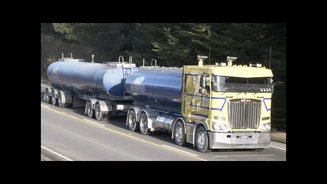 38 Kenworth Trucks on the Road around New Zealand's South Island