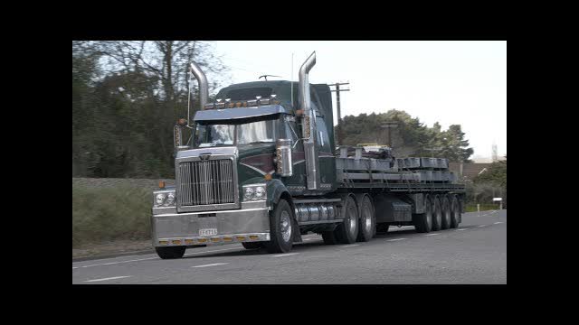 36 Western Star Trucks on the Road around New Zealand's South Island