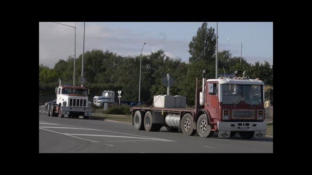 Trucks Old and New arriving for the 2025 Dave Carr Truck Run