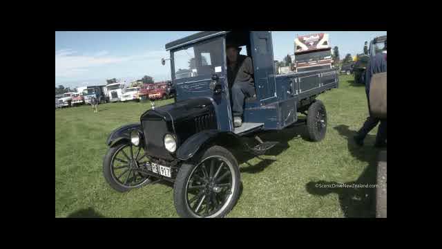 Antique 1917 Ford Model T Truck at the Edendale 2026 Crank Up