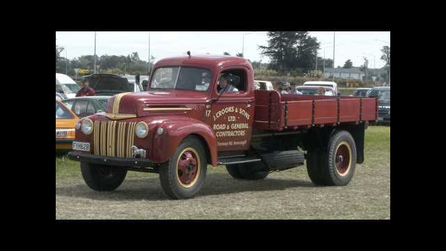 1947 Ford Model 698T Truck at the Edendale 2026 Crank Up