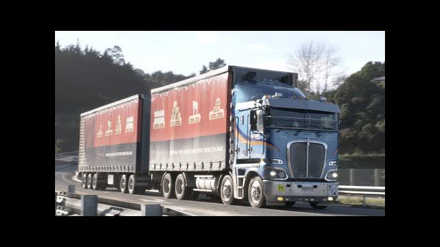 Truck Spotting at Blanket Bay in Dunedin