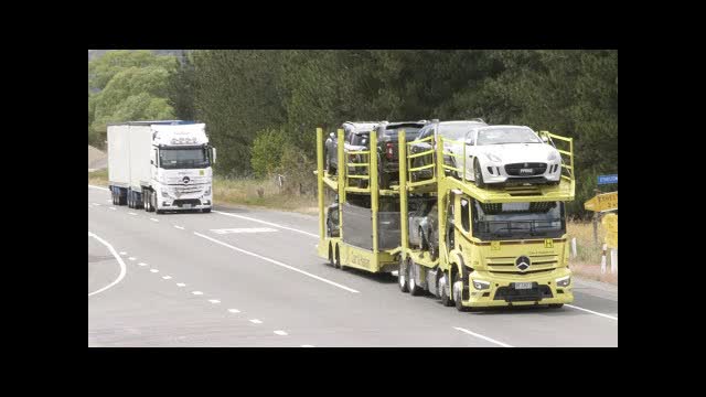 41 Mercedes Benz Trucks on the Road around New Zealand's South Island