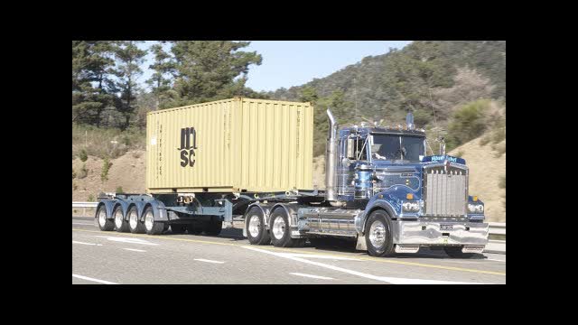 37 Kenworth Trucks on the Road around New Zealand's South Island